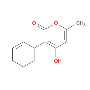 2H-Pyran-2-one, 3-(2-cyclohexen-1-yl)-4-hydroxy-6-methyl-