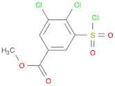 Benzoic acid, 3,4-dichloro-5-(chlorosulfonyl)-, methyl ester