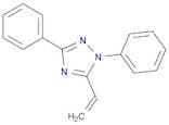 1H-1,2,4-Triazole, 5-ethenyl-1,3-diphenyl-