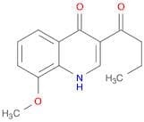 4(1H)-Quinolinone, 8-methoxy-3-(1-oxobutyl)-