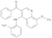 Methanone, [8-methoxy-4-[(2-methylphenyl)amino]-3-quinolinyl]phenyl-