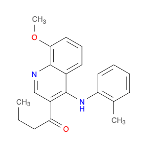 1-Butanone, 1-[8-methoxy-4-[(2-methylphenyl)amino]-3-quinolinyl]-