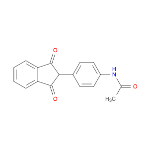 Acetamide, N-[4-(2,3-dihydro-1,3-dioxo-1H-inden-2-yl)phenyl]-