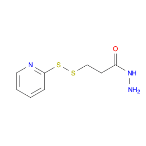 Propanoic acid, 3-(2-pyridinyldithio)-, hydrazide