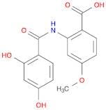 Benzoic acid, 2-[(2,4-dihydroxybenzoyl)amino]-4-methoxy-