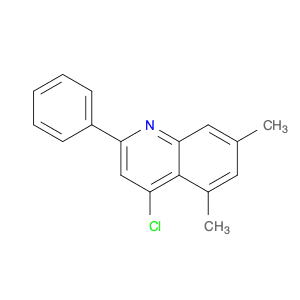 Quinoline, 4-chloro-5,7-dimethyl-2-phenyl-