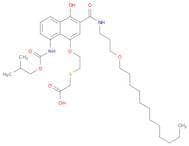 Acetic acid, 2-[[2-[[3-[[[3-(dodecyloxy)propyl]amino]carbonyl]-4-hydroxy-8-[[(2-methylpropoxy)carb…