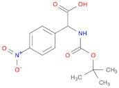 Benzeneacetic acid, α-[[(1,1-dimethylethoxy)carbonyl]amino]-4-nitro-