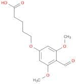 Pentanoic acid, 5-(4-formyl-3,5-dimethoxyphenoxy)-