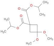 1,1-Cyclobutanedicarboxylic acid, 3,3-dimethoxy-, 1,1-bis(1-methylethyl) ester