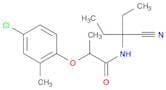Propanamide, 2-(4-chloro-2-methylphenoxy)-N-(1-cyano-1-ethylpropyl)-
