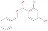 Benzoic acid, 2-chloro-4-hydroxy-, phenylmethyl ester