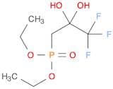 Phosphonic acid, P-(3,3,3-trifluoro-2,2-dihydroxypropyl)-, diethyl ester