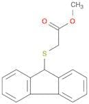Acetic acid, 2-(9H-fluoren-9-ylthio)-, methyl ester