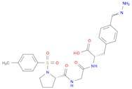 L-Phenylalanine, 4-(aminoiminomethyl)-N-[N-[1-[(4-methylphenyl)sulfonyl]-L-prolyl]glycyl]- (9CI)