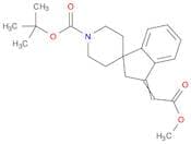 Spiro[1H-indene-1,4'-piperidine]-1'-carboxylic acid, 2,3-dihydro-3-(2-methoxy-2-oxoethylidene)-, 1…