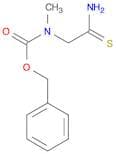 Carbamic acid, (2-amino-2-thioxoethyl)methyl-, phenylmethyl ester (9CI)