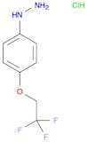 Hydrazine, [4-(2,2,2-trifluoroethoxy)phenyl]-, hydrochloride (1:1)
