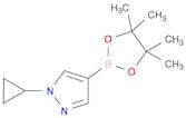 1H-Pyrazole, 1-cyclopropyl-4-(4,4,5,5-tetramethyl-1,3,2-dioxaborolan-2-yl)-