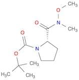 1-Pyrrolidinecarboxylic acid, 2-[(methoxymethylamino)carbonyl]-, 1,1-dimethylethyl ester, (2S)-