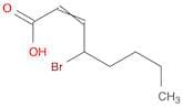 2-Octenoic acid, 4-bromo-