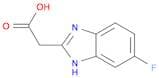1H-Benzimidazole-2-acetic acid, 6-fluoro-