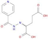 Pentanedioic acid, 2-[2-(4-pyridinylcarbonyl)hydrazinylidene]-