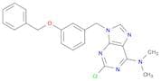 9H-Purin-6-amine, 2-chloro-N,N-dimethyl-9-[[3-(phenylmethoxy)phenyl]methyl]-