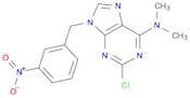 9H-Purin-6-amine, 2-chloro-N,N-dimethyl-9-[(3-nitrophenyl)methyl]-