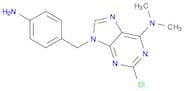 9H-Purin-6-amine, 9-[(4-aminophenyl)methyl]-2-chloro-N,N-dimethyl-