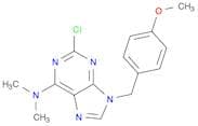 9H-Purin-6-amine, 2-chloro-9-[(4-methoxyphenyl)methyl]-N,N-dimethyl-