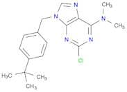 9H-Purin-6-amine, 2-chloro-9-[[4-(1,1-dimethylethyl)phenyl]methyl]-N,N-dimethyl-