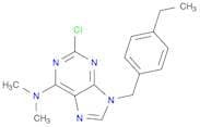 9H-Purin-6-amine, 2-chloro-9-[(4-ethylphenyl)methyl]-N,N-dimethyl-