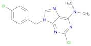 9H-Purin-6-amine, 2-chloro-9-[(4-chlorophenyl)methyl]-N,N-dimethyl-