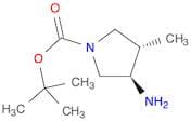 1-Pyrrolidinecarboxylic acid, 3-amino-4-methyl-, 1,1-dimethylethyl ester, (3R,4S)-rel-