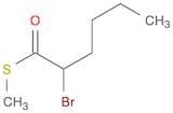 Hexanethioic acid, 2-bromo-, S-methyl ester