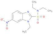 1H-Benzimidazole-2-sulfonamide, N,N,1-triethyl-6-nitro-