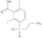 2,6-Difluoro-3-(propylsulfonyl)benzoic acid