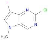 5H-Pyrrolo[3,2-d]pyrimidine, 2-chloro-7-iodo-5-methyl-