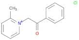 Pyridinium, 2-methyl-1-(2-oxo-2-phenylethyl)-, chloride (1:1)