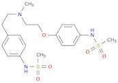 Methanesulfonamide, N-[4-[2-[methyl[2-[4-[(methylsulfonyl)amino]phenoxy]ethyl]amino]ethyl]phenyl]-