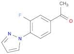 3'-Fluoro-4'-(1h-pyrazol-1-yl)acetophenone