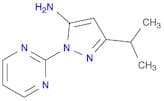 3-(Propan-2-yl)-1-(pyrimidin-2-yl)-1H-pyrazol-5-amine