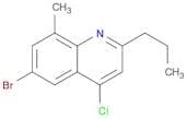 Quinoline, 6-bromo-4-chloro-8-methyl-2-propyl-