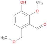 Benzaldehyde, 3-hydroxy-2-methoxy-6-(methoxymethyl)-