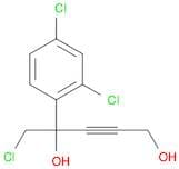 2-Pentyne-1,4-diol, 5-chloro-4-(2,4-dichlorophenyl)-