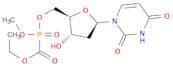 Uridine, 2'-deoxy-, 5'-[methyl P-(ethoxycarbonyl)phosphonate]