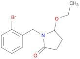 2-Pyrrolidinone, 1-[(2-bromophenyl)methyl]-5-ethoxy-