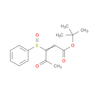 2-Pentenoic acid, 4-oxo-3-(phenylsulfinyl)-, 1,1-dimethylethyl ester