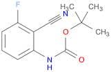 (2-Cyano-3-fluoro-phenyl)-carbamic acid tert-butyl ester